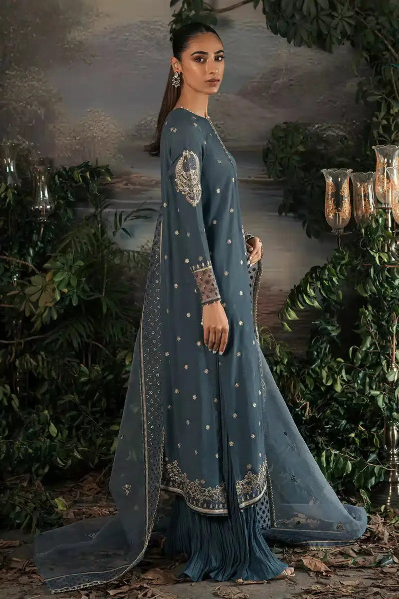Cross Stitch | Luxe Atelier 23 | ETHNIC SUEDE - Pakistani Designer Dress - by Cross Stitch | Type: Formal - 100% Original at Saira Sultan