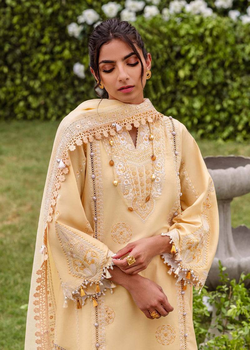 Sadaf Fawad Khan | Lawn 24 | Zaphira (A) - Pakistani Designer Dress - by Sadaf Fawad Khan | Type: Luxury - 100% Original at Saira Sultan