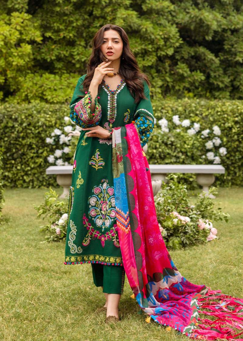 Sadaf Fawad Khan | Lawn 24 | Ada (A) - Pakistani Designer Dress - by Sadaf Fawad Khan | Type: Luxury - 100% Original at Saira Sultan