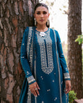 Republic Womenswear | Talia Luxury Lawn 25 | D6-B - Naya S Teal Blue Lawn