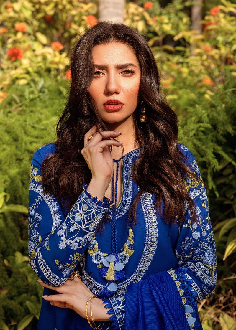 Sadaf Fawad Khan | Lawn 24 | Dalia (A) - Pakistani Designer Dress - by Sadaf Fawad Khan | Type: Luxury - 100% Original at Saira Sultan