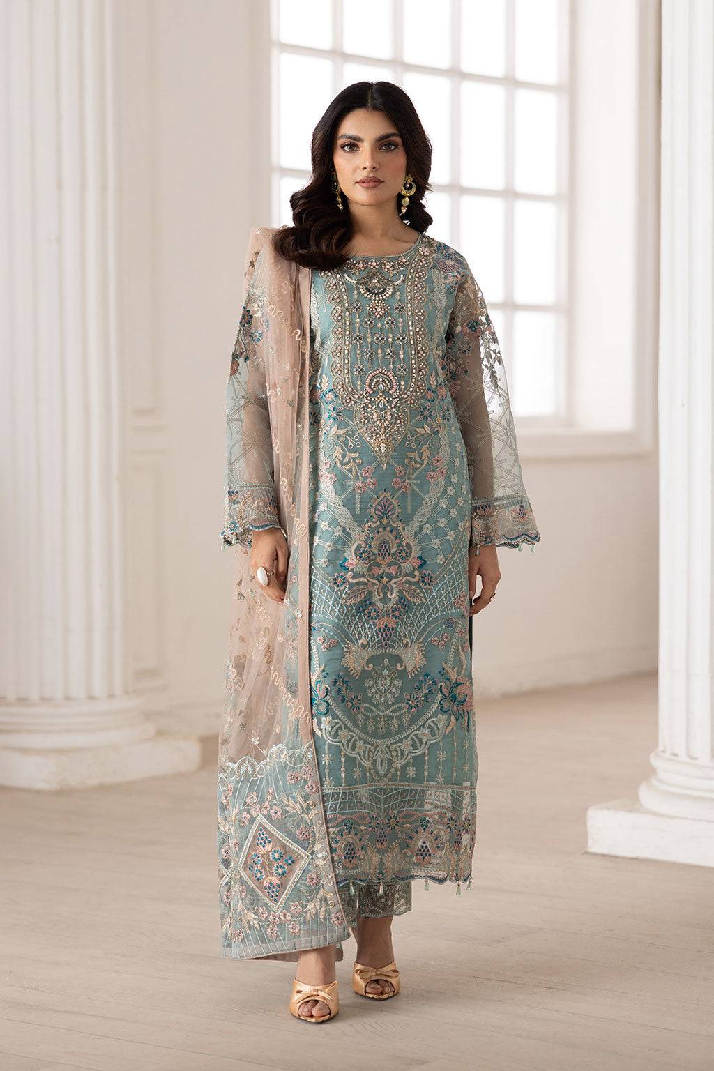 Ramsha | Dastoor Collection | P-203 - Pakistani Designer Dress - by Ramsha | Type: Ladies Clothes - 100% Original at Saira Sultan