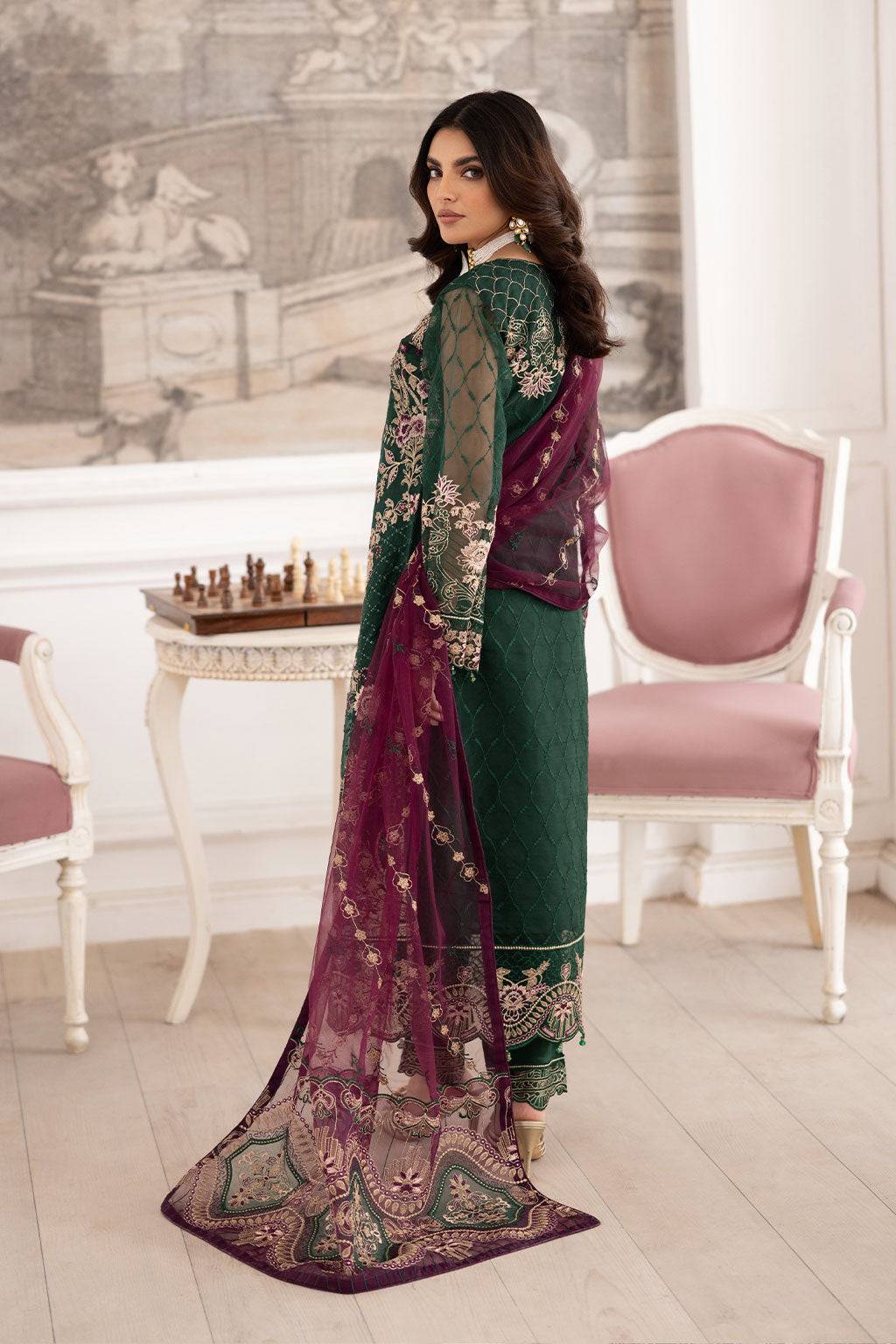 Ramsha | Dastoor Collection | P-208 - Pakistani Designer Dress - by Ramsha | Type: Ladies Clothes - 100% Original at Saira Sultan