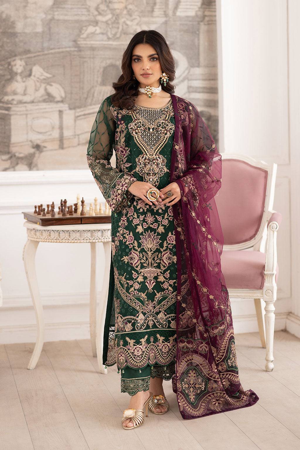 Ramsha | Dastoor Collection | P-208 - Pakistani Designer Dress - by Ramsha | Type: Ladies Clothes - 100% Original at Saira Sultan