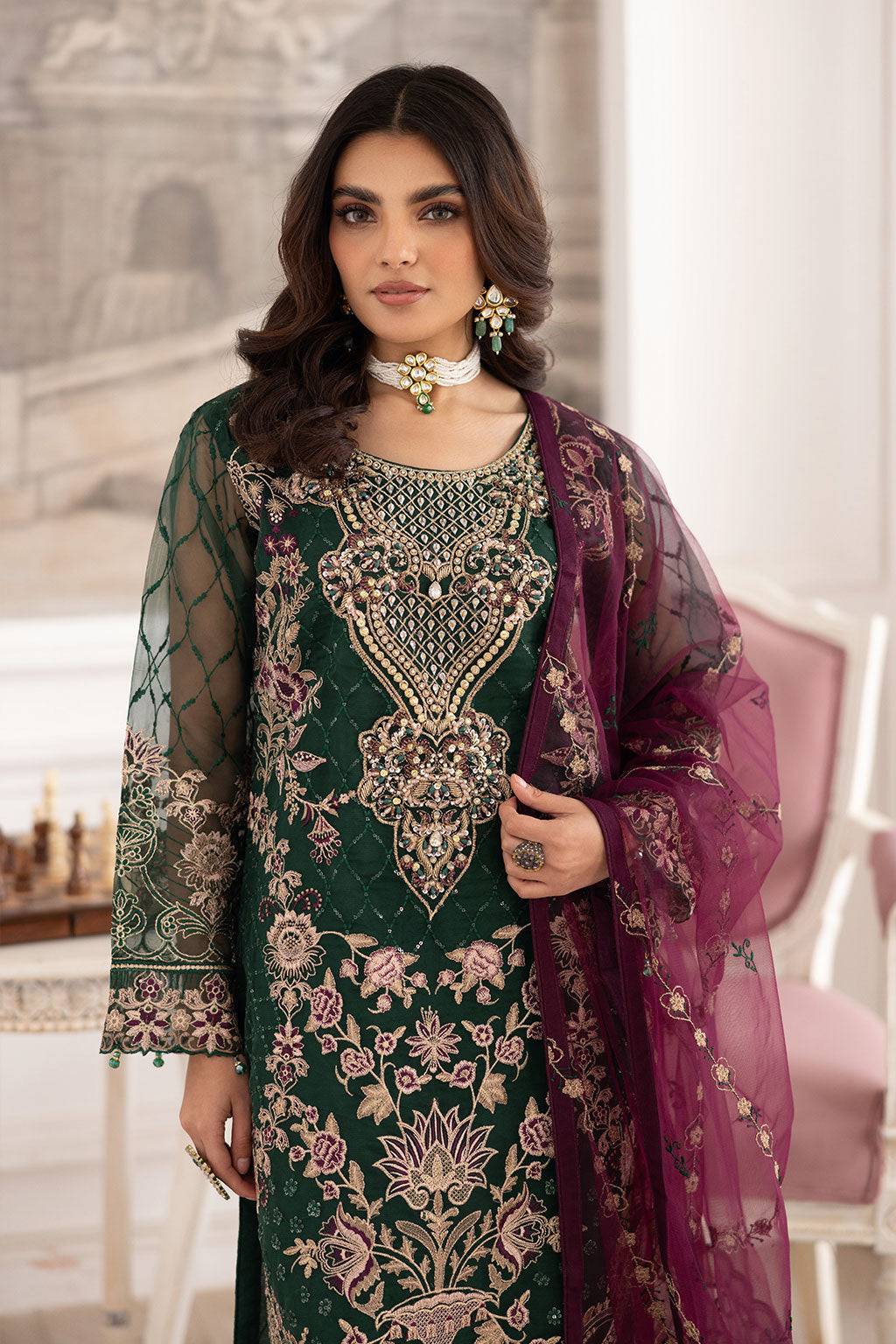 Ramsha | Dastoor Collection | P-208 - Pakistani Designer Dress - by Ramsha | Type: Ladies Clothes - 100% Original at Saira Sultan