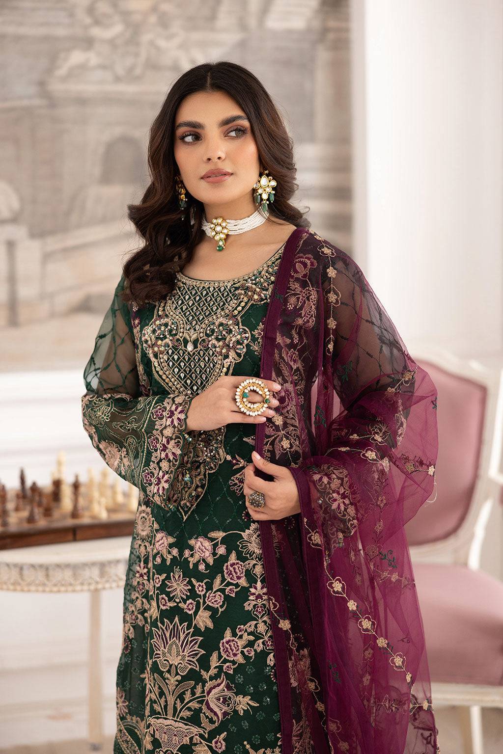 Ramsha | Dastoor Collection | P-208 - Pakistani Designer Dress - by Ramsha | Type: Ladies Clothes - 100% Original at Saira Sultan
