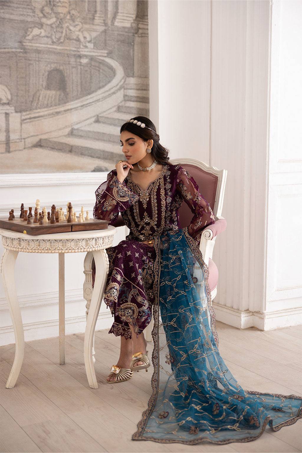 Ramsha | Dastoor Collection | P-210 - Pakistani Designer Dress - by Ramsha | Type: Ladies Clothes - 100% Original at Saira Sultan
