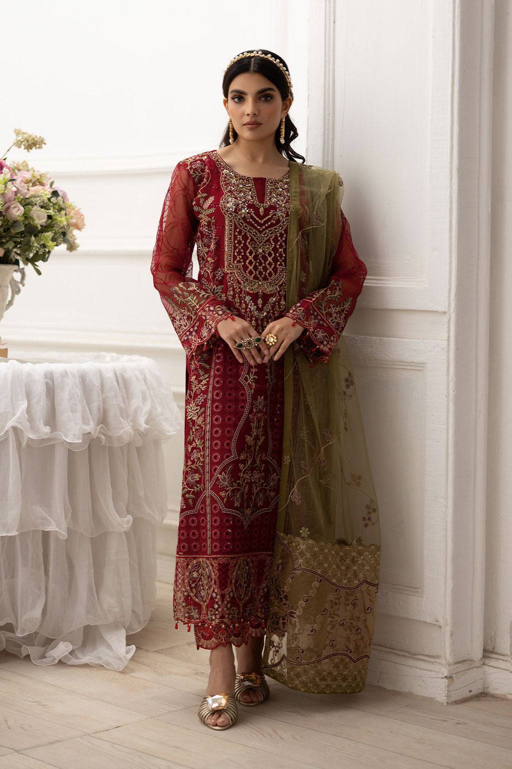 Ramsha | Dastoor Collection | P-204 - Pakistani Designer Dress - by Ramsha | Type: Ladies Clothes - 100% Original at Saira Sultan