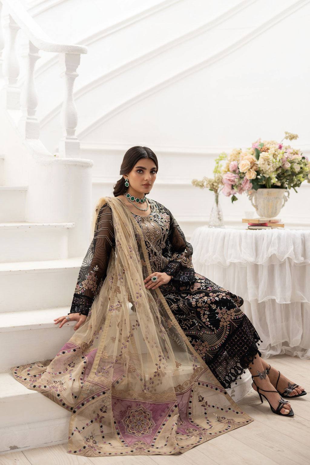 Ramsha | Dastoor Collection | P-206 - Pakistani Designer Dress - by Ramsha | Type: Ladies Clothes - 100% Original at Saira Sultan