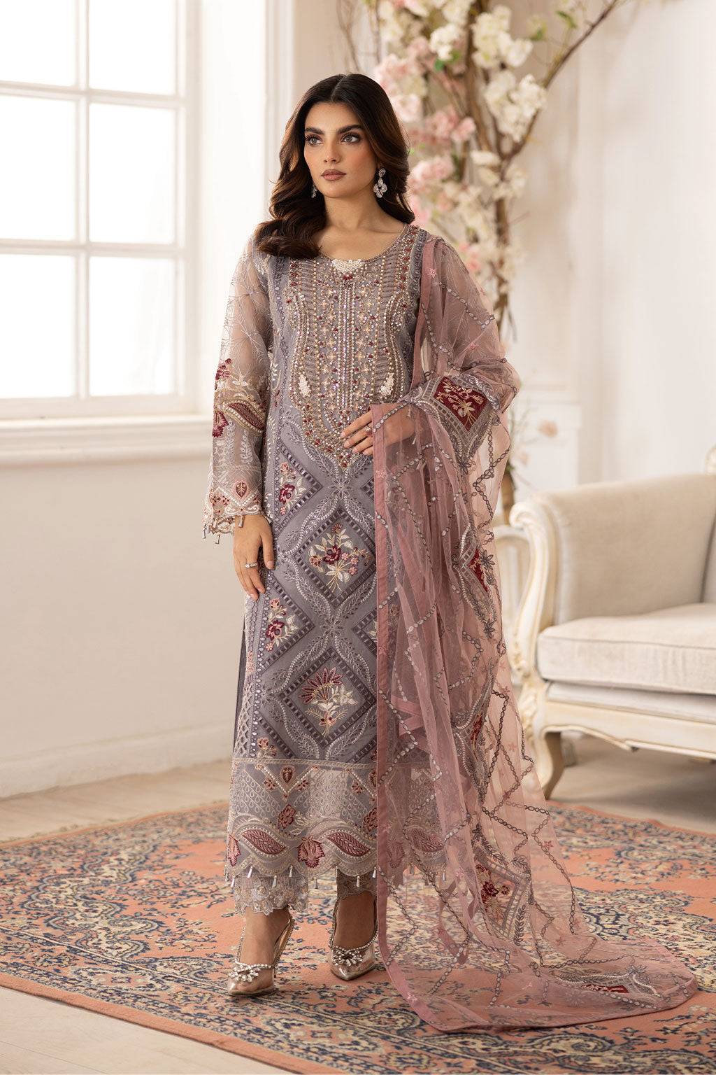 Ramsha | Dastoor Collection | P-205 - Pakistani Designer Dress - by Ramsha | Type: Ladies Clothes - 100% Original at Saira Sultan