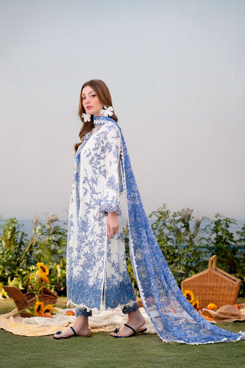 Aabyaan | Shezlin Chikankari Ramadan Edit 25 | ELYSIA (AR-01) L White Lawn