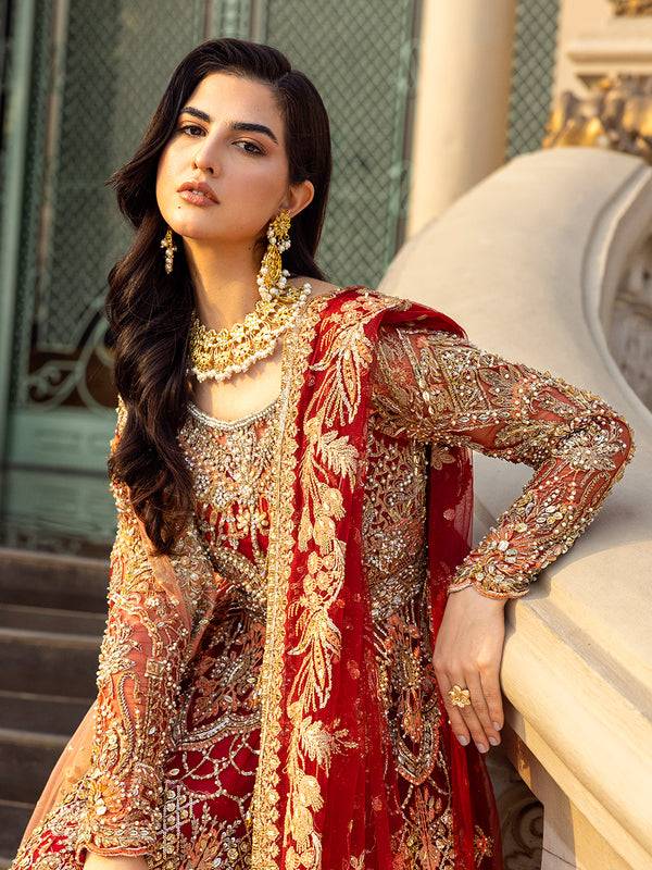 Epoque | Reverie Bridals | Cramoise - Pakistani Designer Dress - by Epoque | Type: Bridal - 100% Original at Saira Sultan