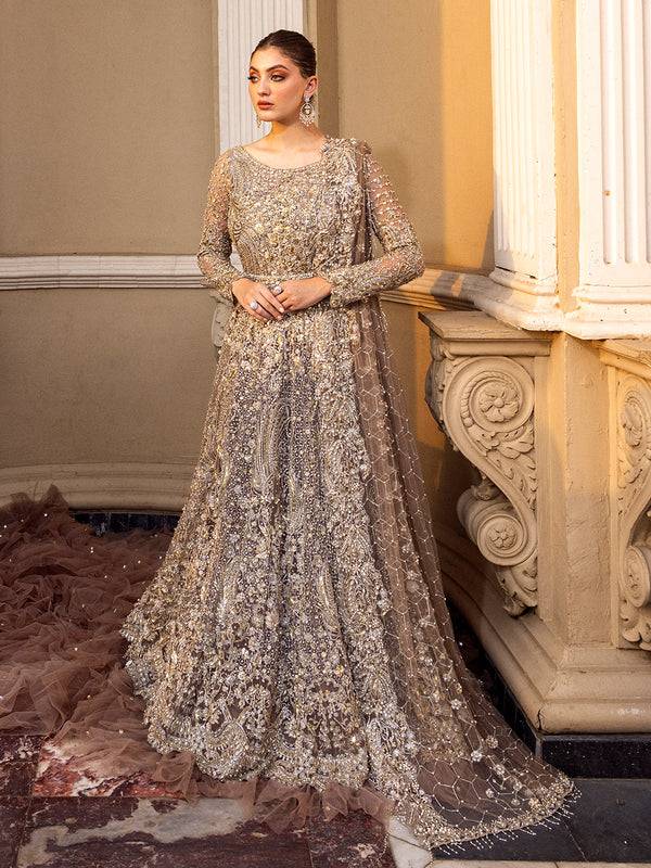 Epoque | Reverie Bridals | Chartreuse - Pakistani Designer Dress - by Epoque | Type: Bridal - 100% Original at Saira Sultan