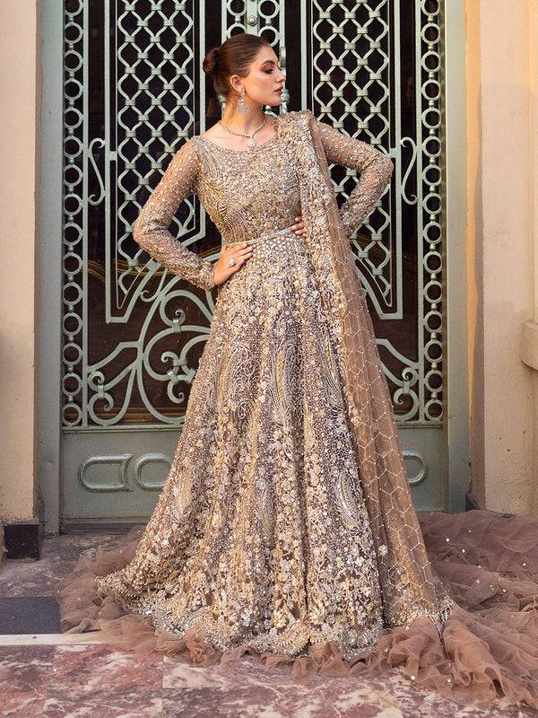 Epoque | Reverie Bridals | Chartreuse - Pakistani Designer Dress - by Epoque | Type: Bridal - 100% Original at Saira Sultan