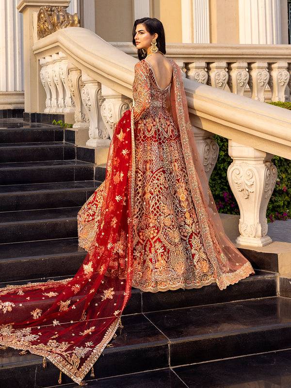 Epoque | Reverie Bridals | Cramoise - Pakistani Designer Dress - by Epoque | Type: Bridal - 100% Original at Saira Sultan
