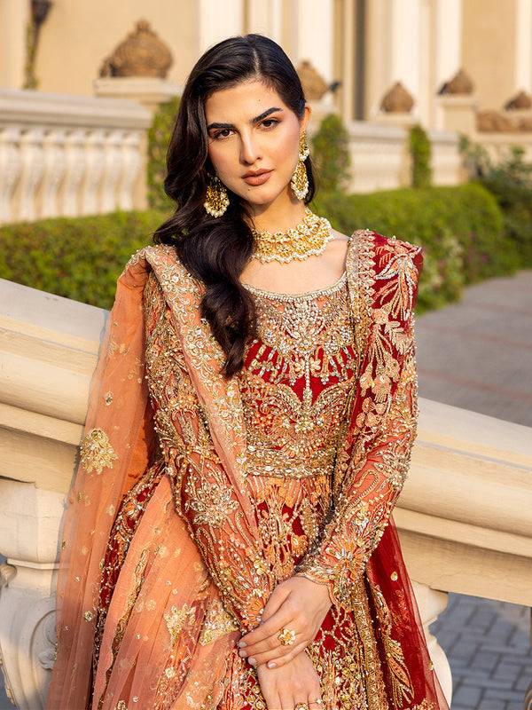 Epoque | Reverie Bridals | Cramoise - Pakistani Designer Dress - by Epoque | Type: Bridal - 100% Original at Saira Sultan