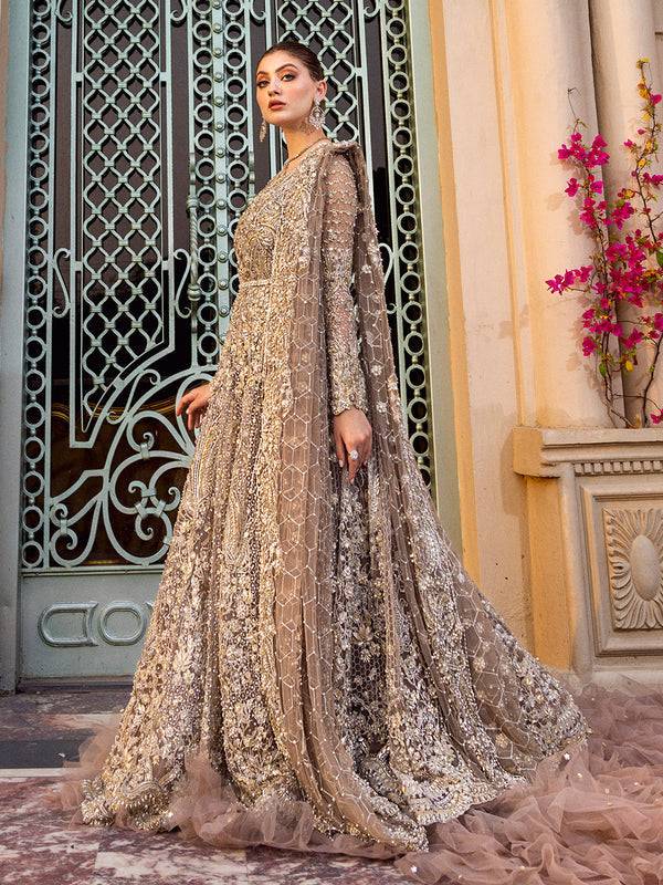 Epoque | Reverie Bridals | Chartreuse - Pakistani Designer Dress - by Epoque | Type: Bridal - 100% Original at Saira Sultan