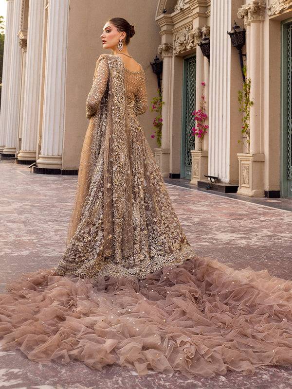 Epoque | Reverie Bridals | Chartreuse - Pakistani Designer Dress - by Epoque | Type: Bridal - 100% Original at Saira Sultan