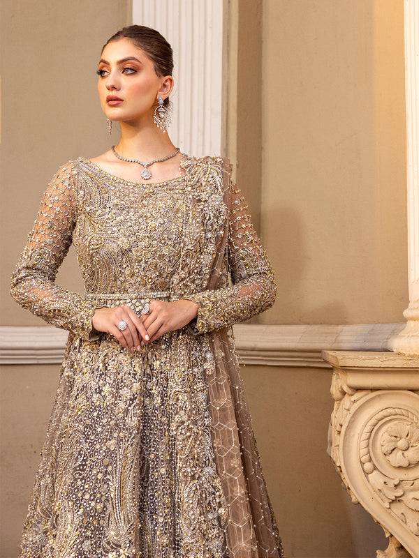 Epoque | Reverie Bridals | Chartreuse - Pakistani Designer Dress - by Epoque | Type: Bridal - 100% Original at Saira Sultan