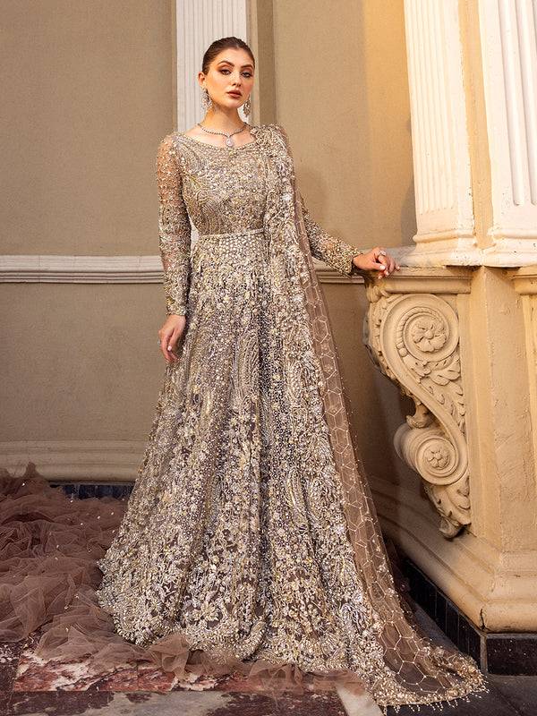 Epoque | Reverie Bridals | Chartreuse - Pakistani Designer Dress - by Epoque | Type: Bridal - 100% Original at Saira Sultan