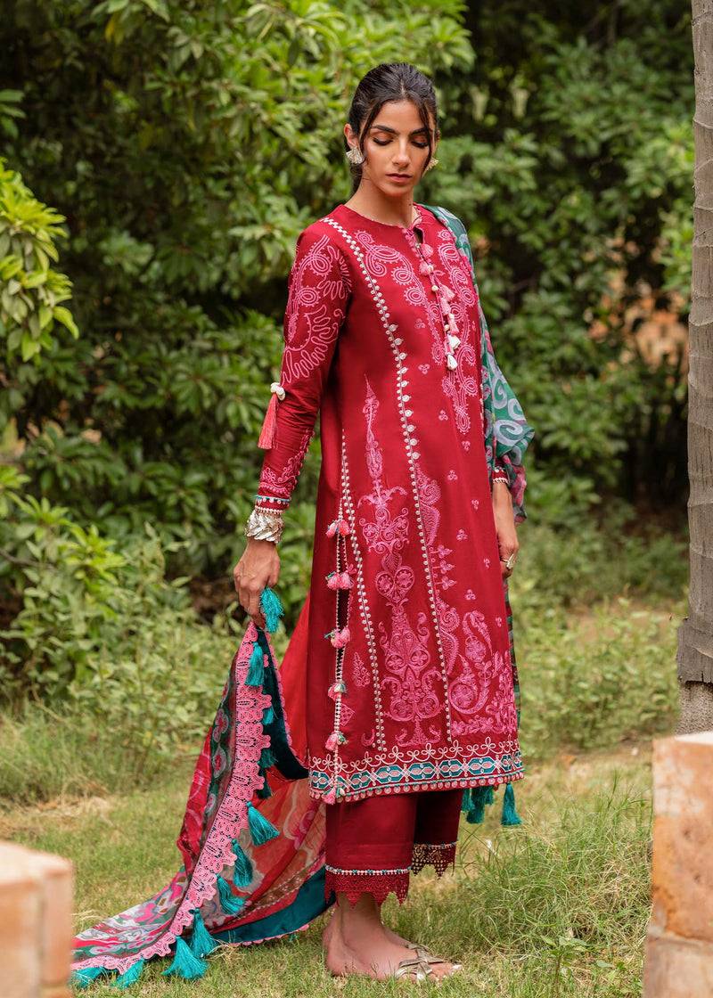 Sadaf Fawad Khan | Lawn 24 | Helen (B) - Pakistani Designer Dress - by Sadaf Fawad Khan | Type: Luxury - 100% Original at Saira Sultan