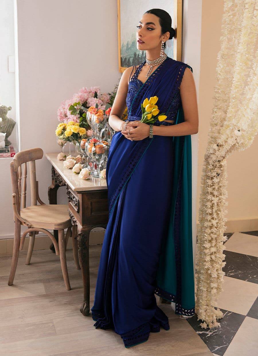 Farah Talib Aziz | Mayna Festive Luxe | ALMA OMBRE - Pakistani Designer Dress - by Farah Talib Aziz | Type: Bridal - 100% Original at Saira Sultan