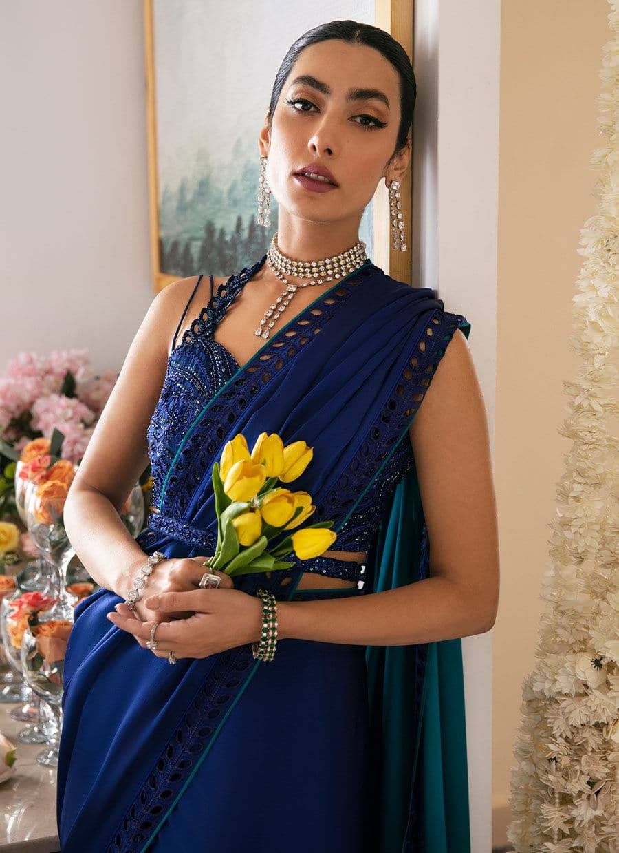 Farah Talib Aziz | Mayna Festive Luxe | ALMA OMBRE - Pakistani Designer Dress - by Farah Talib Aziz | Type: Bridal - 100% Original at Saira Sultan