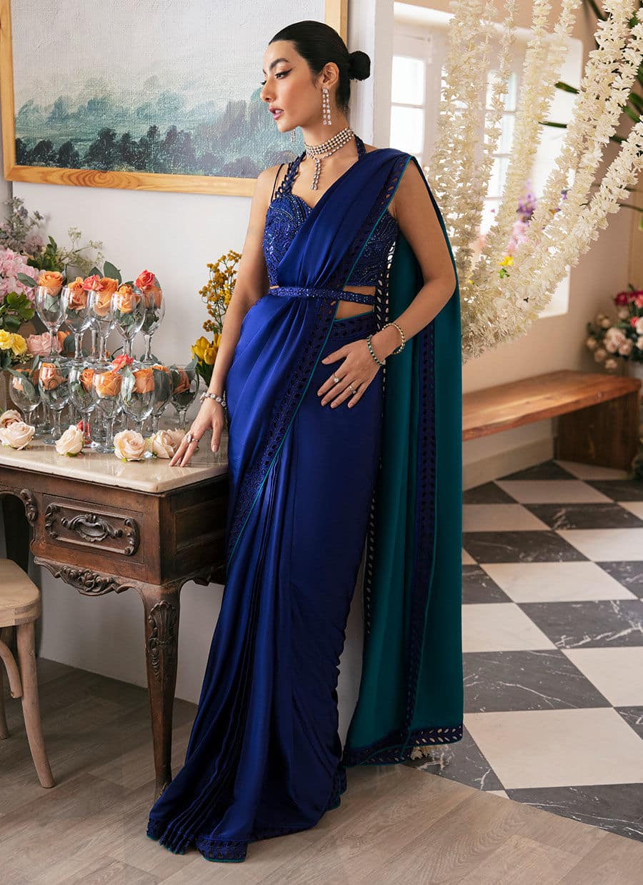 Farah Talib Aziz | Mayna Festive Luxe | ALMA OMBRE - Pakistani Designer Dress - by Farah Talib Aziz | Type: Bridal - 100% Original at Saira Sultan