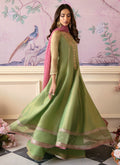 Farah Talib Aziz | Mayna Festive Luxe | ANISA APPLE GREEN - Pakistani Designer Dress - by Farah Talib Aziz | Type: Bridal - 100% Original at Saira Sultan