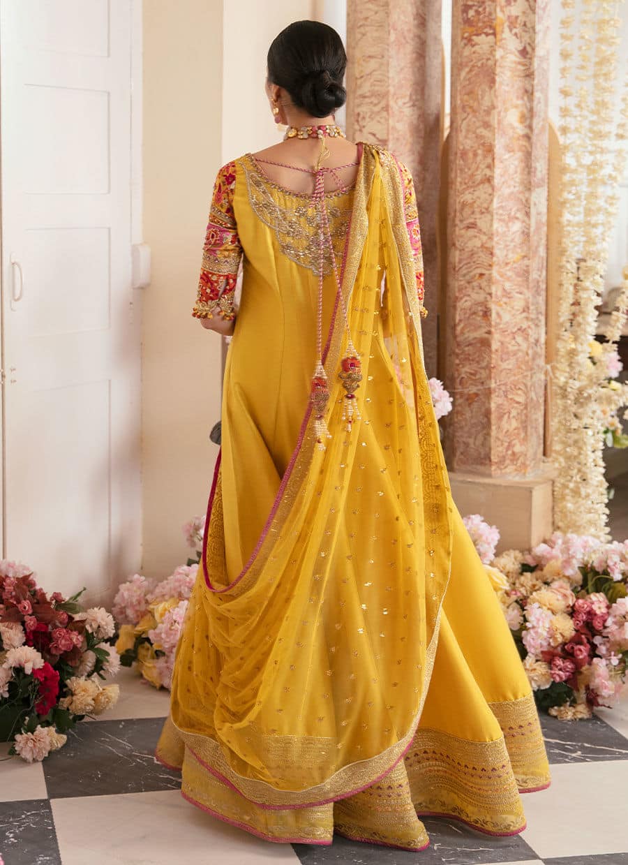 Farah Talib Aziz | Mayna Festive Luxe | AQIQ KIWI - Pakistani Designer Dress - by Farah Talib Aziz | Type: Bridal - 100% Original at Saira Sultan