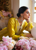 Farah Talib Aziz | Mayna Festive Luxe | Veesta Lime - Pakistani Designer Dress - by Farah Talib Aziz | Type: Bridal - 100% Original at Saira Sultan