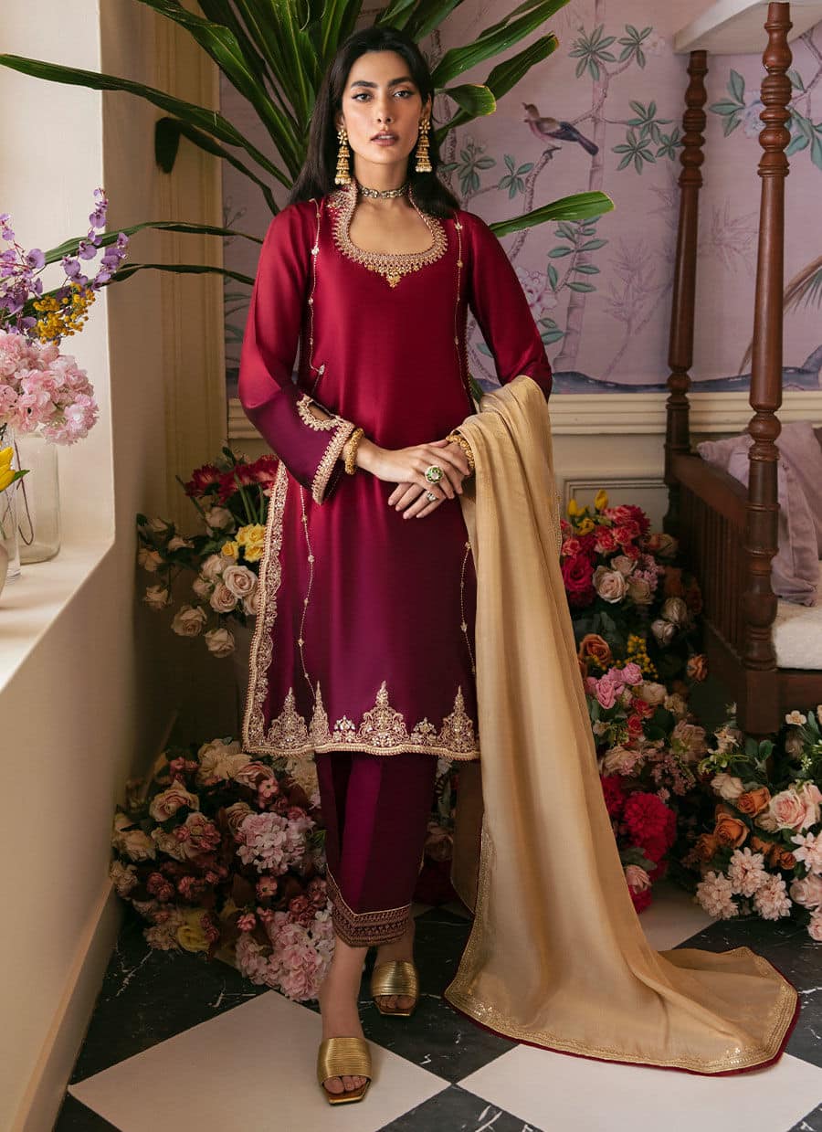 Farah Talib Aziz | Mayna Festive Luxe | ZIVA - Pakistani Designer Dress - by Farah Talib Aziz | Type: Bridal - 100% Original at Saira Sultan