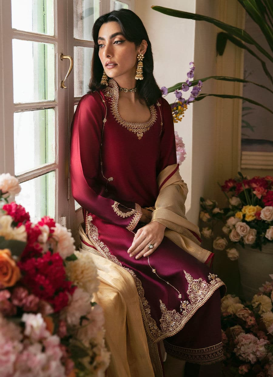 Farah Talib Aziz | Mayna Festive Luxe | ZIVA - Pakistani Designer Dress - by Farah Talib Aziz | Type: Bridal - 100% Original at Saira Sultan