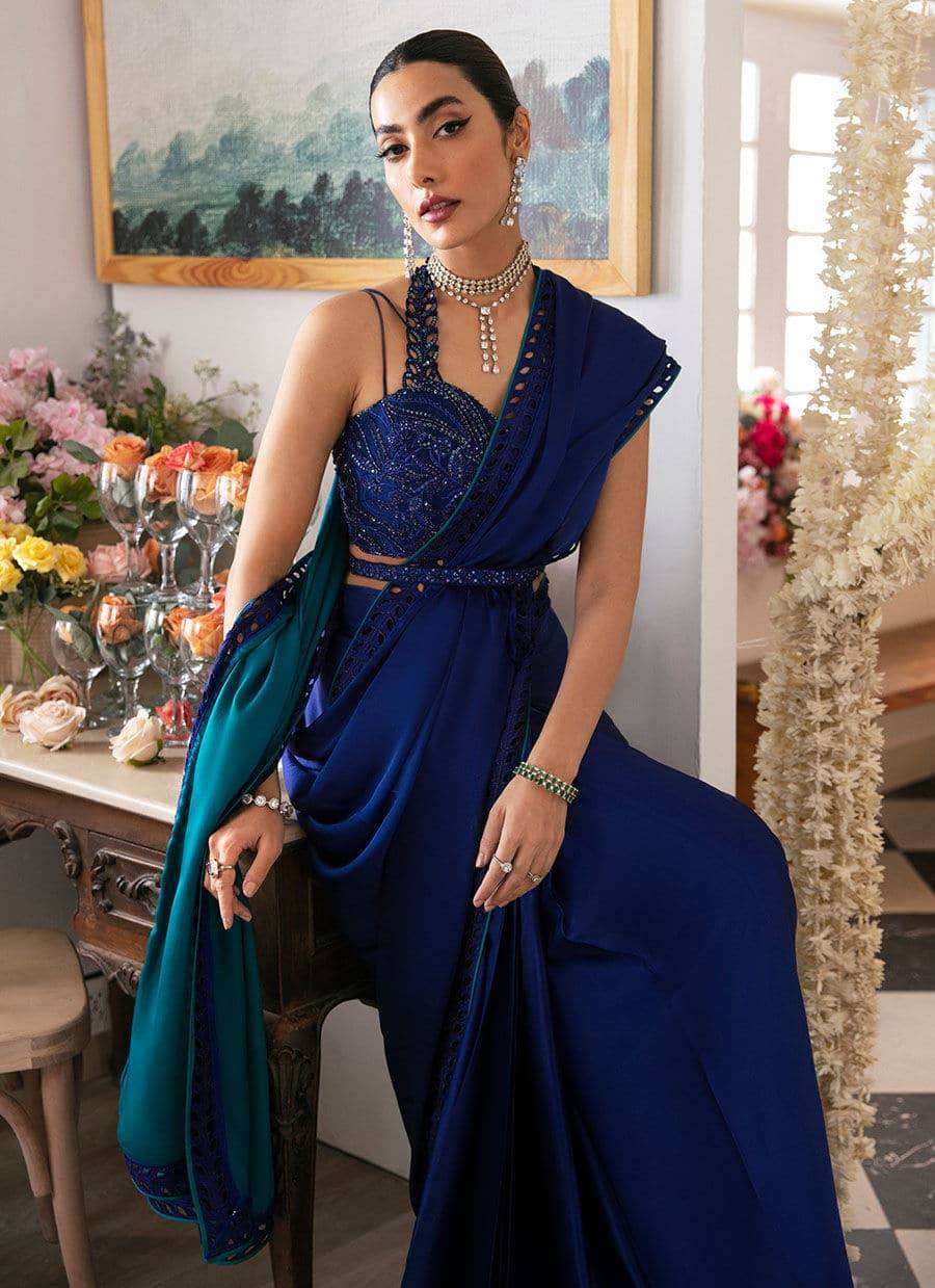 Farah Talib Aziz | Mayna Festive Luxe | ALMA OMBRE - Pakistani Designer Dress - by Farah Talib Aziz | Type: Bridal - 100% Original at Saira Sultan