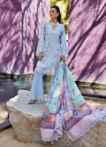 Farah Talib Aziz | Suay Lawn 24 | CALLISTA WEDGEWOOD - Pakistani Designer Dress - by Farah Talib Aziz | Type: Luxury - 100% Original at Saira Sultan