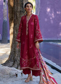 Farah Talib Aziz | Suay Lawn 24 | ENZO RED - Pakistani Designer Dress - by Farah Talib Aziz | Type: Luxury - 100% Original at Saira Sultan