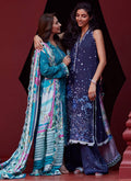 Farah Talib Aziz | Suay Lawn 24 | MOANNA TEAL - Pakistani Designer Dress - by Farah Talib Aziz | Type: Luxury - 100% Original at Saira Sultan