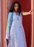 Farah Talib Aziz | Suay Lawn 24 | CALLISTA WEDGEWOOD - Pakistani Designer Dress - by Farah Talib Aziz | Type: Luxury - 100% Original at Saira Sultan