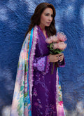 Farah Talib Aziz | Suay Lawn 24 | YURI PURPLE - Pakistani Designer Dress - by Farah Talib Aziz | Type: Luxury - 100% Original at Saira Sultan