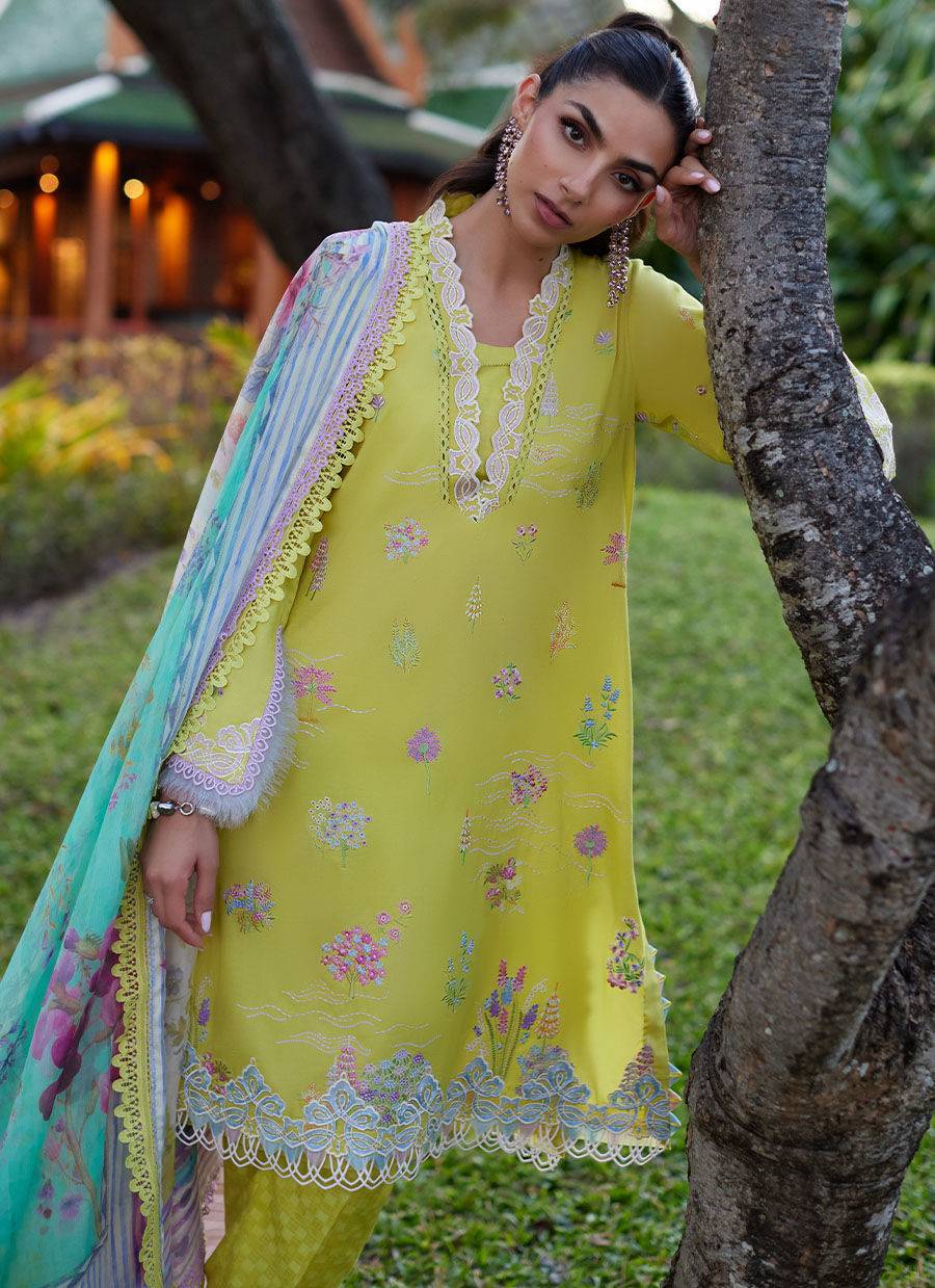 Farah Talib Aziz | Suay Lawn 24 | KELAYA KIWI - Pakistani Designer Dress - by Farah Talib Aziz | Type: Luxury - 100% Original at Saira Sultan