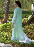 Farah Talib Aziz | Suay Lawn 24 | MISORA MINT - Pakistani Designer Dress - by Farah Talib Aziz | Type: Luxury - 100% Original at Saira Sultan