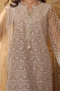 Gul Ahmed | Festive Eid 25 | FE-52087 M Beige Organza