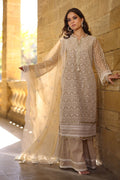 Gul Ahmed | Festive Eid 25 | FE-52087 XL Beige Organza