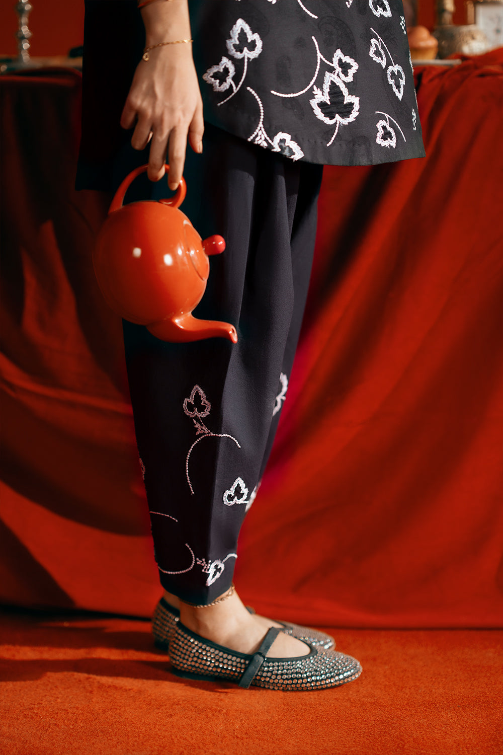 Saira Rizwan | Joolie Co ords | JOOLIE BLACK - JBP25-06 - Pakistani Designer Dress - by Saira Rizwan - Type : Ladies Clothes - 100% Original at Saira Sultan