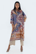 Sana Safinaz | Silk Tunics | FW24STP801 S Multicolor Poly Satin