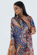 Sana Safinaz | Silk Tunics | FW24STP801 L Multicolor Poly Satin