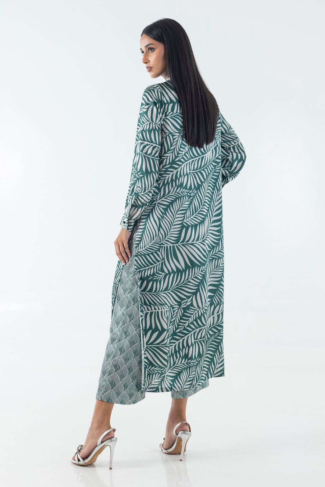 Sana Safinaz | Silk Tunics | FW24STP804P2T S Multicolor Poly Satin