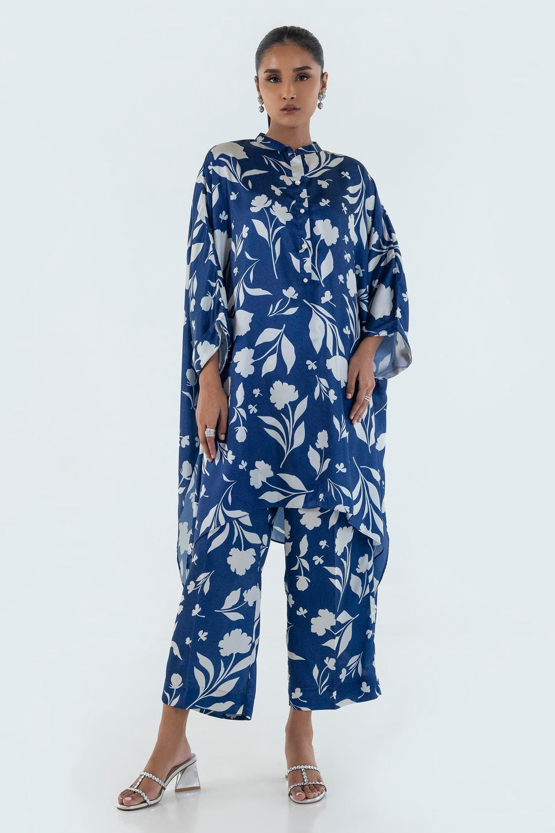 Sana Safinaz | Silk Tunics | FW24STP819P2T S Multicolor Poly Satin