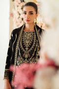 Alizeh | Luxury Raw Silk | AF-RS-07-GALE XL Black Raw Silk