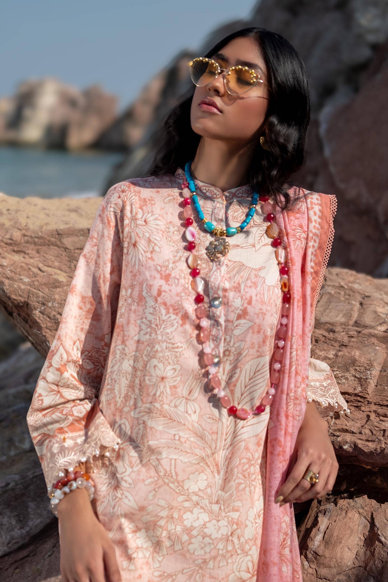 Sana Safinaz | Mahay Spring 24 | H241-009B-2DD - Pakistani Designer Dress - by Sana Safinaz | Type: Luxury - 100% Original at Saira Sultan